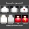 Multi-function EDC LED Flashlight Ultra Thin Mini Pocket Torch with Real Time Power Display Handy Light for Inspection
