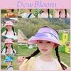 Childrens Cartoon Sun Hat With Fan And Wide Brim For Outdoor Summer Protection