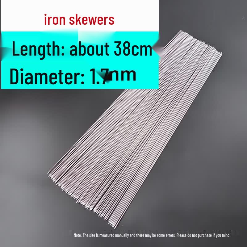 Qīwēi Commercial Disposable Round Iron BBQ Skewers