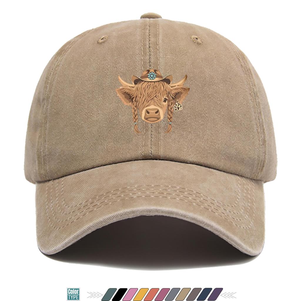 pc Cow Print Baseball Cap for Unisex  Women  Adjustable Snapback Trucker Hat with Cow Breathable QuickDry Suitable for All Ou
