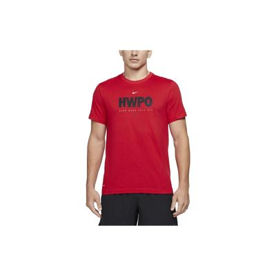 Unifarbenes T-Shirt mit Buchstaben-Crew-Ausschnitt, tailliert, kurzärmlig, Herren-Oberteile, Rot DA1594-657