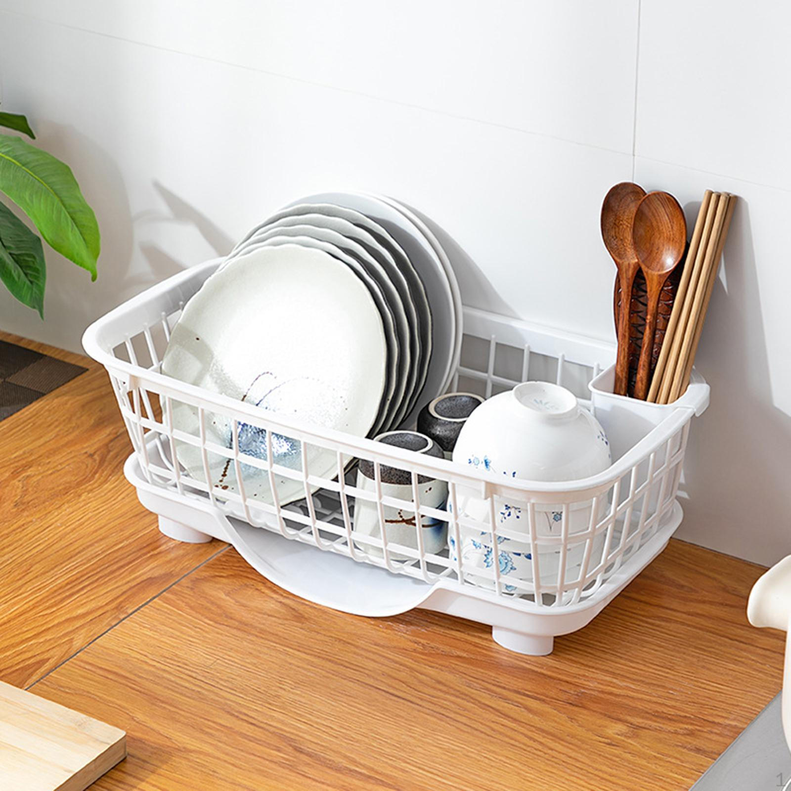 Держатель для сушки корзины, полка для сушки посуды, полка для тарелок над раковиной белый