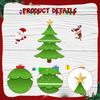 Christmas Tree Refrigerator Stickers Decorations Attractive Kitchen Decor Xmas