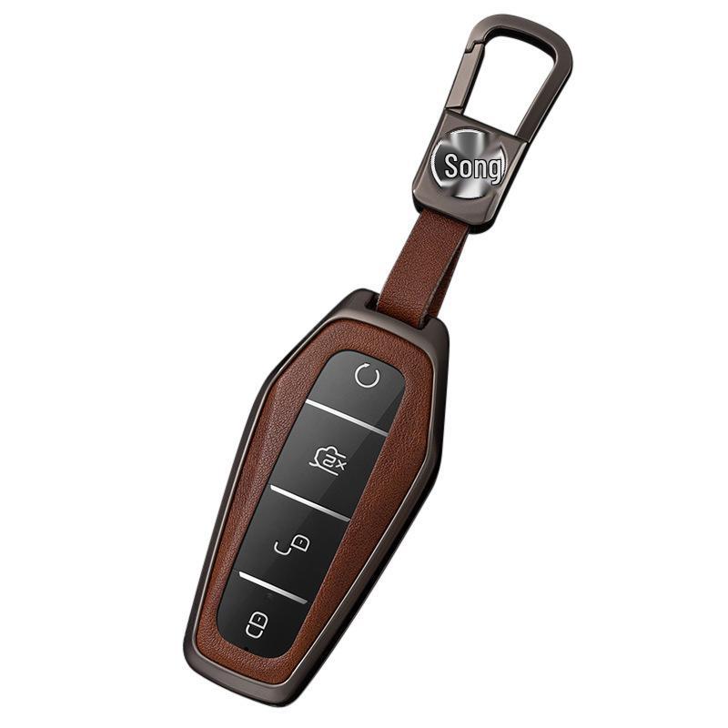 BYD Song Tang Max G5 E5 Qin Car Metal Key Case - Creative Shell Design