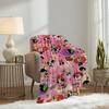 Cartoon The P-Powerpuff G-Girls Cute Blanket Plush Nap Sofa rug for Living Room Office Bedroom Birthday Home Travel Kid Gifts