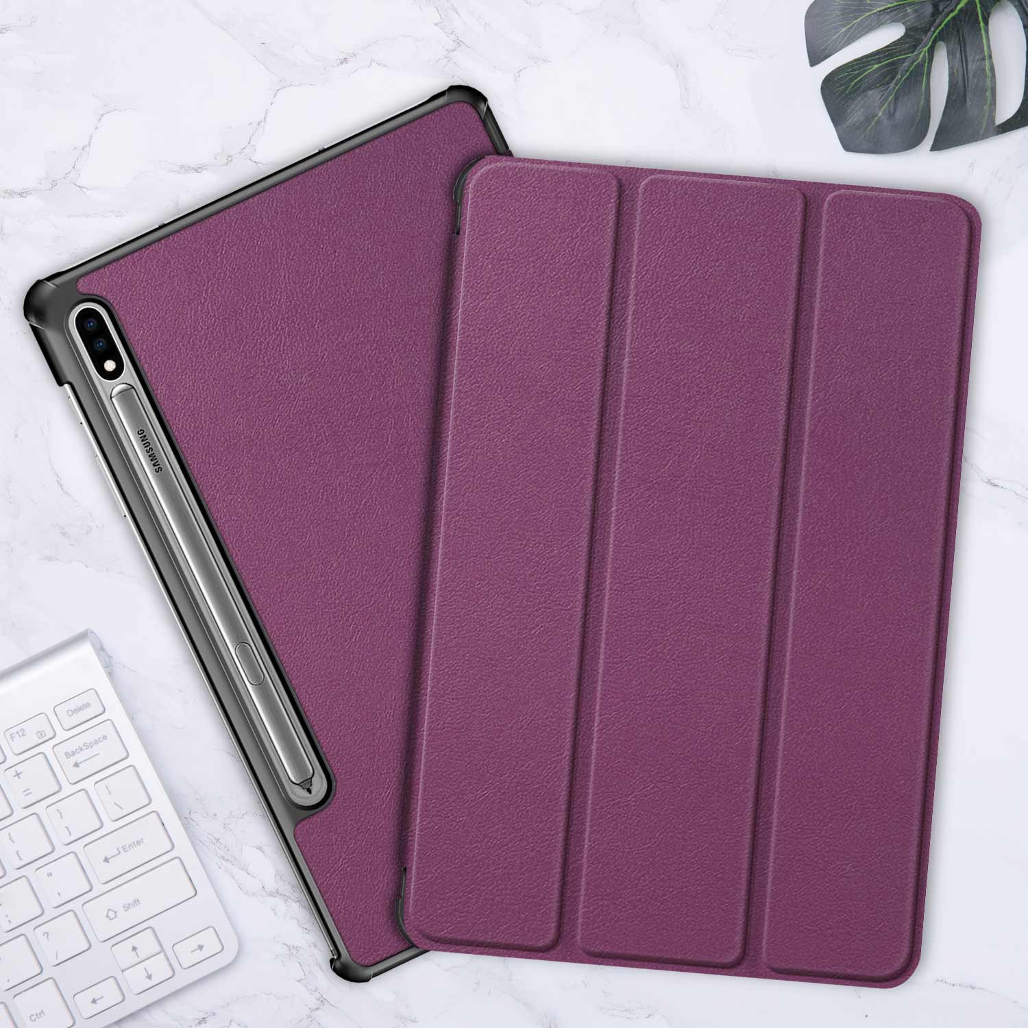 

Чехол для Samsung Galaxy Tab S7/S8 Plus Fe, чехол SM-T870 T970 P610 T736 X800 X806, чехол для Samsung Galaxy S6 Lite S6 lite 10.4 P610 императорский фиолетовый