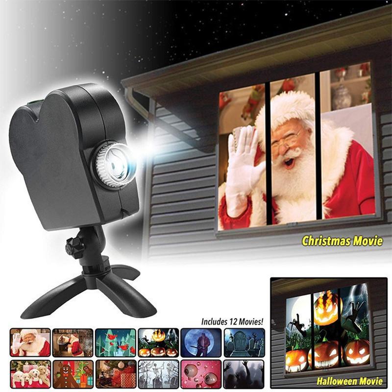 Magische Outdoor-Weihnachtsprojektorleuchte mit lebhaften LED-Animationseffekten für festliche Atmosphäre