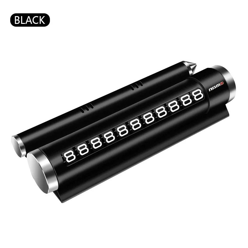 

Metal Car Temporary Parking Card Rotate Phone Number Plate For Nissan Nismo Qashqai J10 Juke Micra Leaf Sentra Patrol Y61 Note