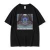 Schattenmagier Lustiges T-Shirt Hodenverdrehung Meme Grafik T-Shirt Männer Frauen Retro Gothic Übergroßes Kurzarm-T-Shirt Tops
