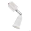 E27 Standard Screw-in Lamp Holder Adjustable Plastic Track Lighting Fixture