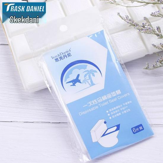 10-Pack Waterproof Disposable Toilet Seat Pads - Thick Travel Covers