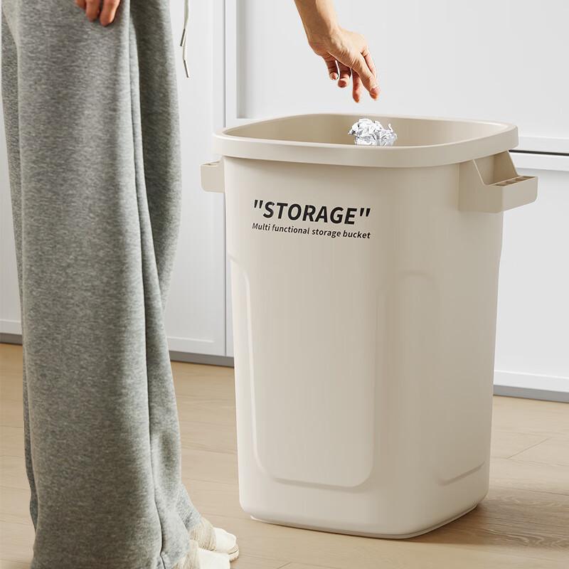BXLJ Light Luxury Extra Large Trash Can with Lid