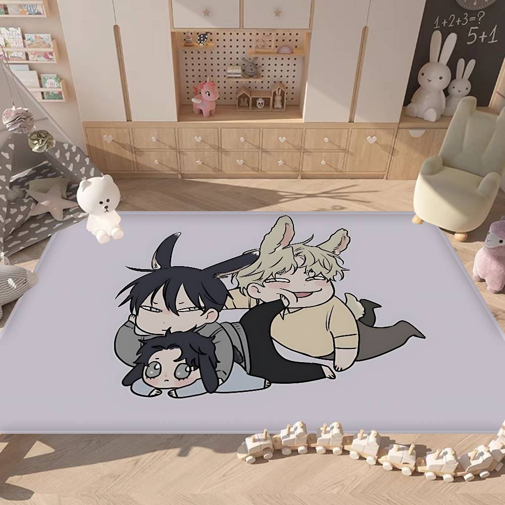 

Low Tide In Twilight Anime Room Mats Retro Multiple Choice Living Room Kitchen Rug Non-Slip Welcome Rug 40x60cm