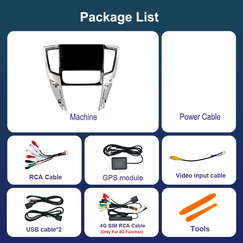 Touch Screen GPS Navigation for Mitsubishi Pajero L200 5 2018 - 2020 Android 14 Car Video Multimedia Player WiFi BT Auto Tools