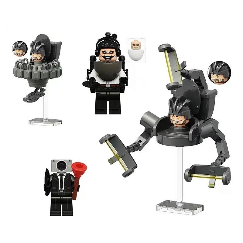 Toilet Man Assembly Building Blocks Bag Toy