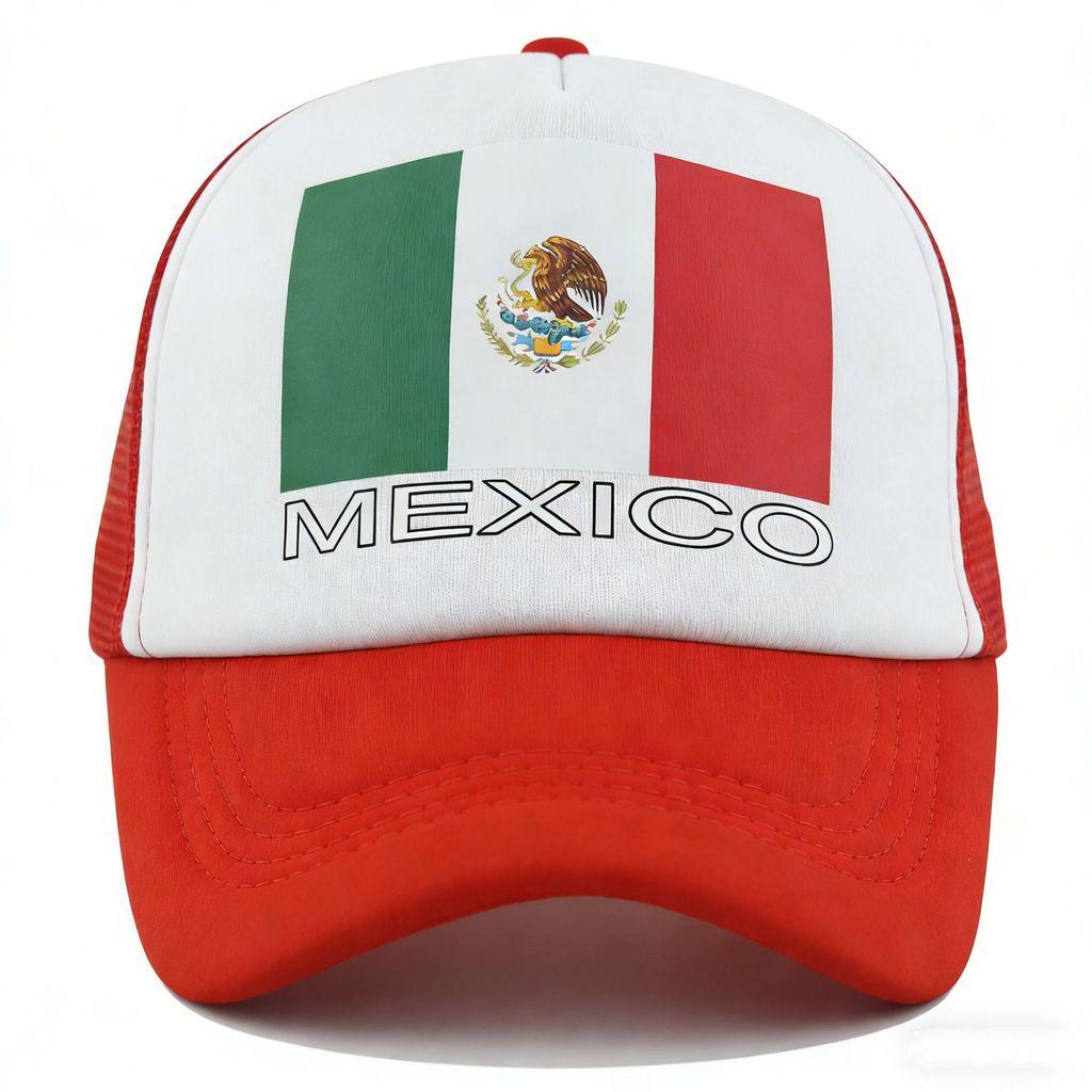 Ausgebleichte Print Flache Kappe Mit Breiter Krempe Sonnenschutz Für Outdoor-Fans