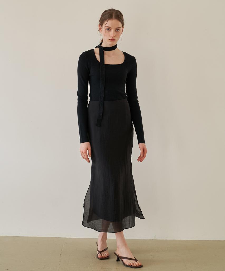 Peullobeu [S~Xl] Sheer Skirt Version 2 (Bk)