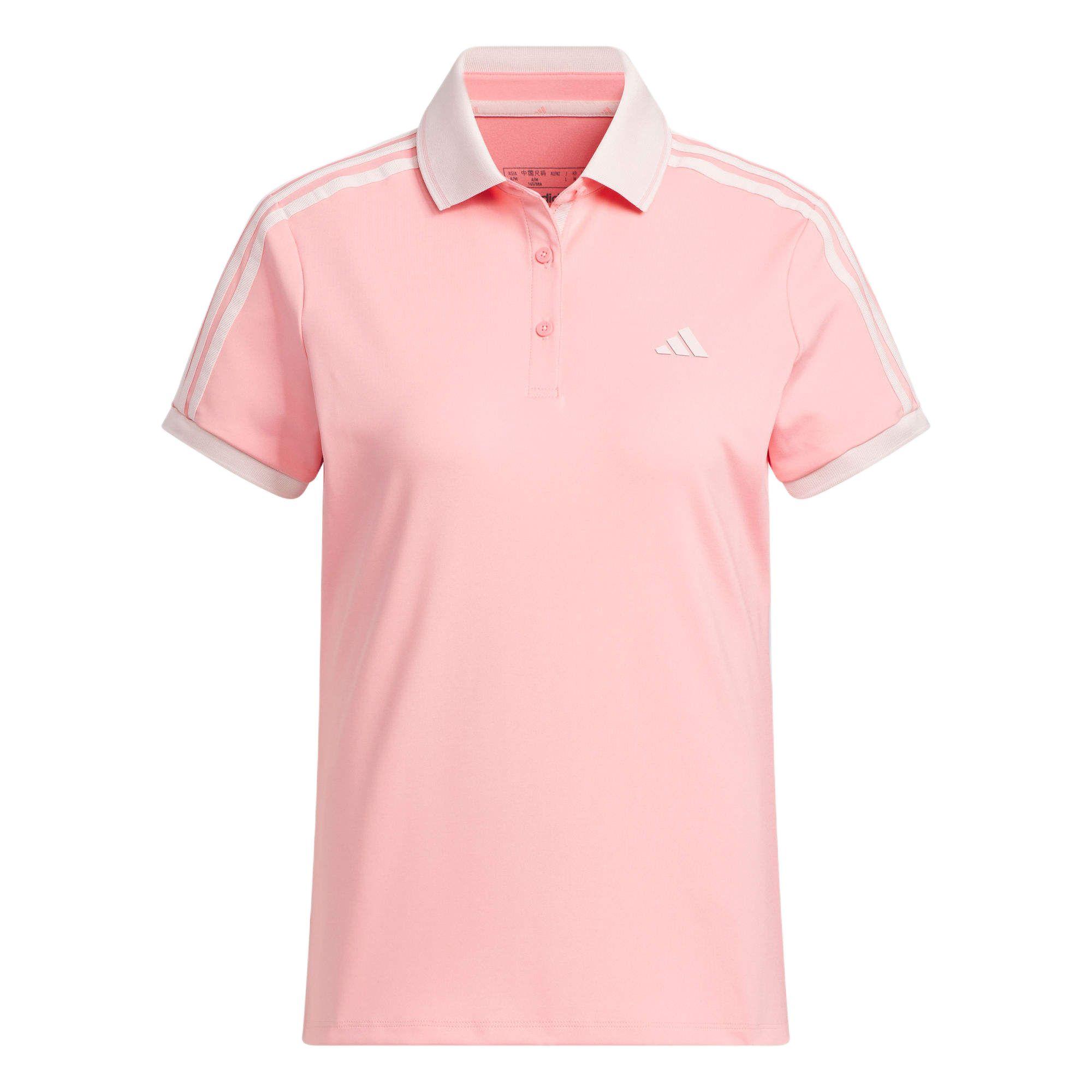 Adidas Polo Shirts Women s Pink Polo Collar Moderate IS4810 A/XL