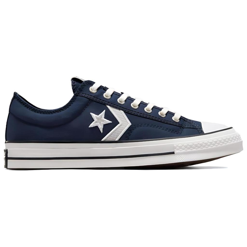 Converse Star Player 76 Comfortable Abrasion Resistant Breathable Low top Skateboard Shoes Unisex Blue White A07518C