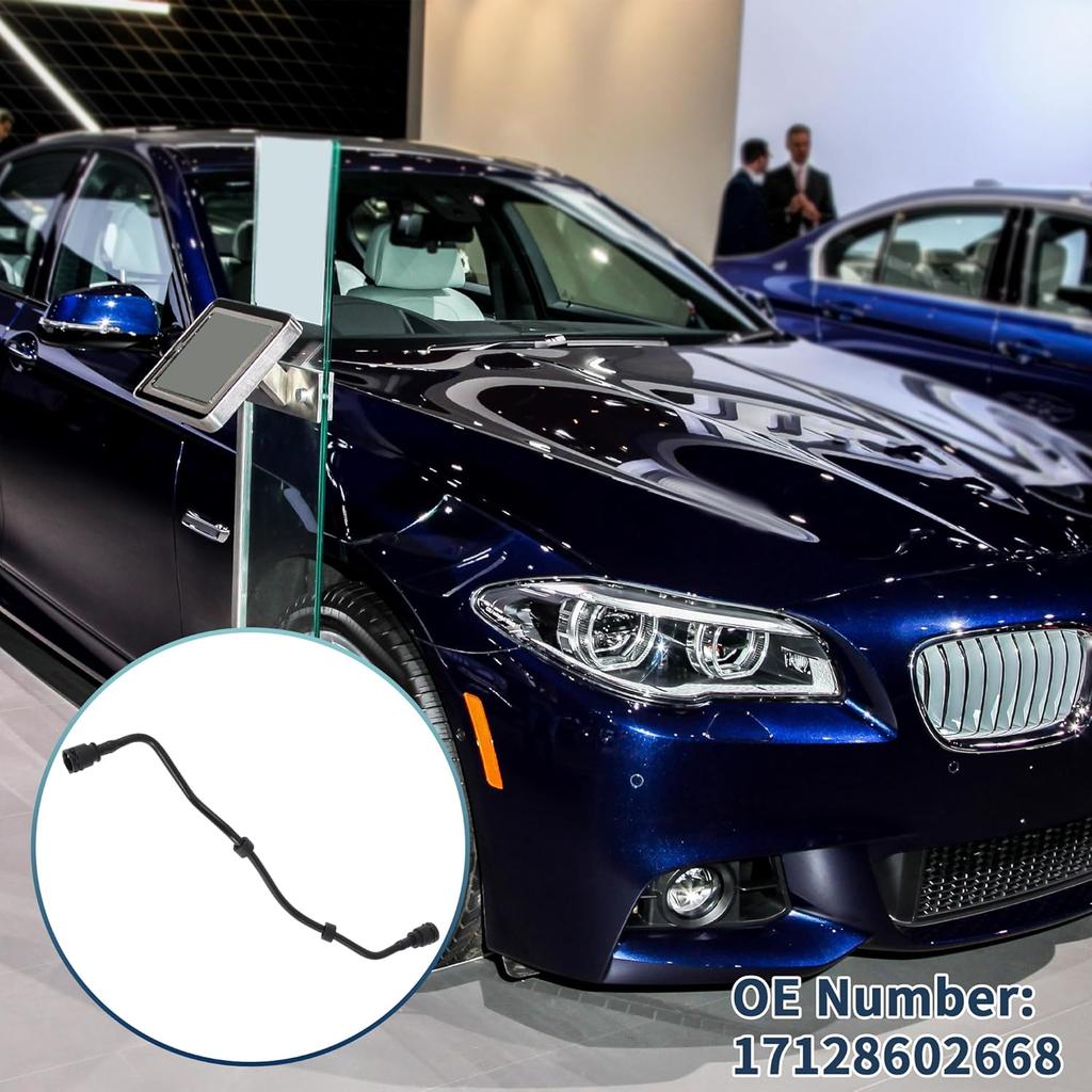 Radiator Hose Heater Hose No.17128602668 for BMW M550i XDrive 4.4L 2018-2019 Black Plastic 1 Pc Cooler Cooling Water Pipe Good Sealing