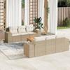 VidaXL Garden Lounge Set with Cushions 7 Pcs, Sofas and Patio Table, Outdoor Patio Furniture Set, Modern, 3257668