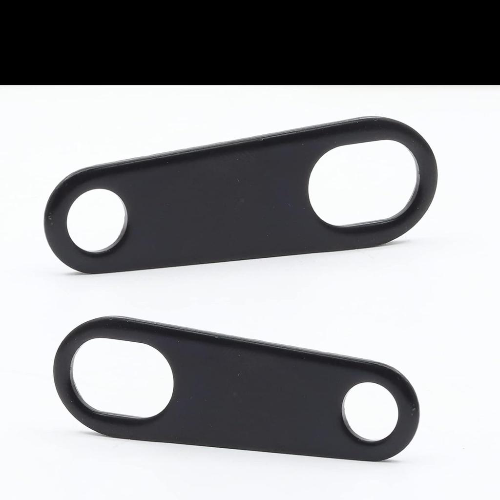 Biqing 2 Turn Signal Stays, Motorcycle Turn Signal Stay, Base Bike, Turn Signal Bracket, Durable, Exterior Parts, Black