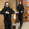 2024 Women's Korean Style Corduroy Two-Piece Suit: Autumn/Winter Fashion with Plush Velvet for Age-Reducing Elegance
