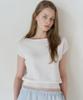 LETTERA Boatneck Half Sleeve Knit