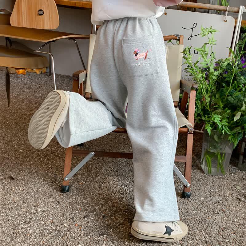 Girls' Casual Spring Autumn Sweatpants