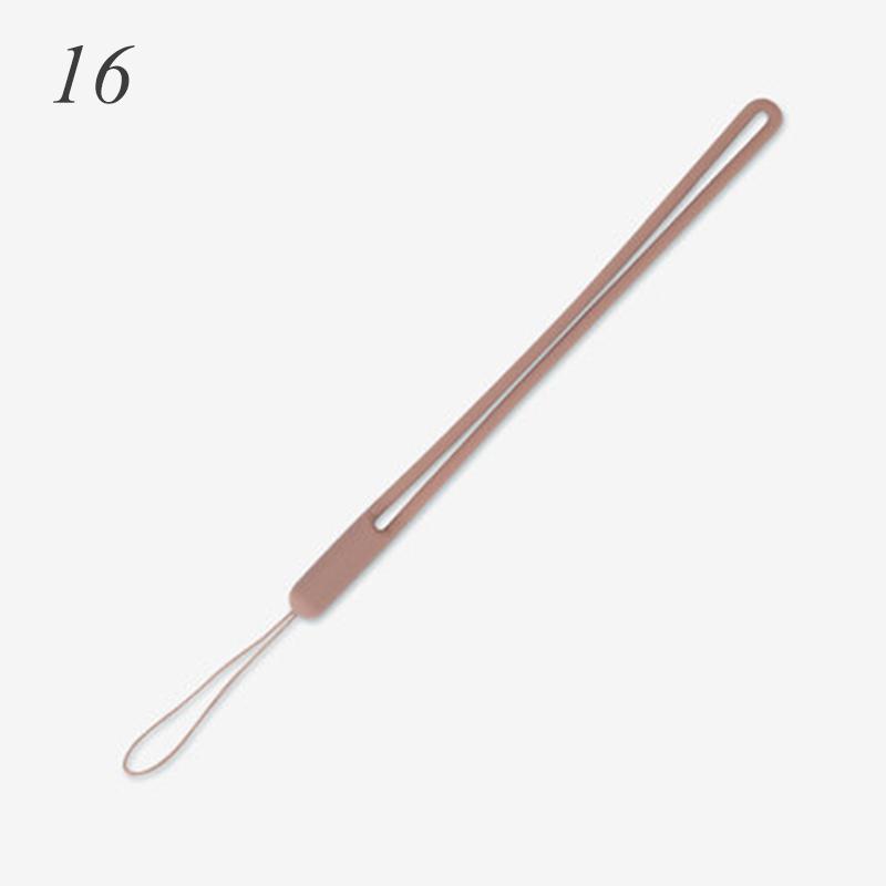 1vnt Mobiliojo telefono raištelis Telefono riešo dirželiai raktų pakabukas Silikoninis tempiamas fotoaparato dirželis vienspalvis