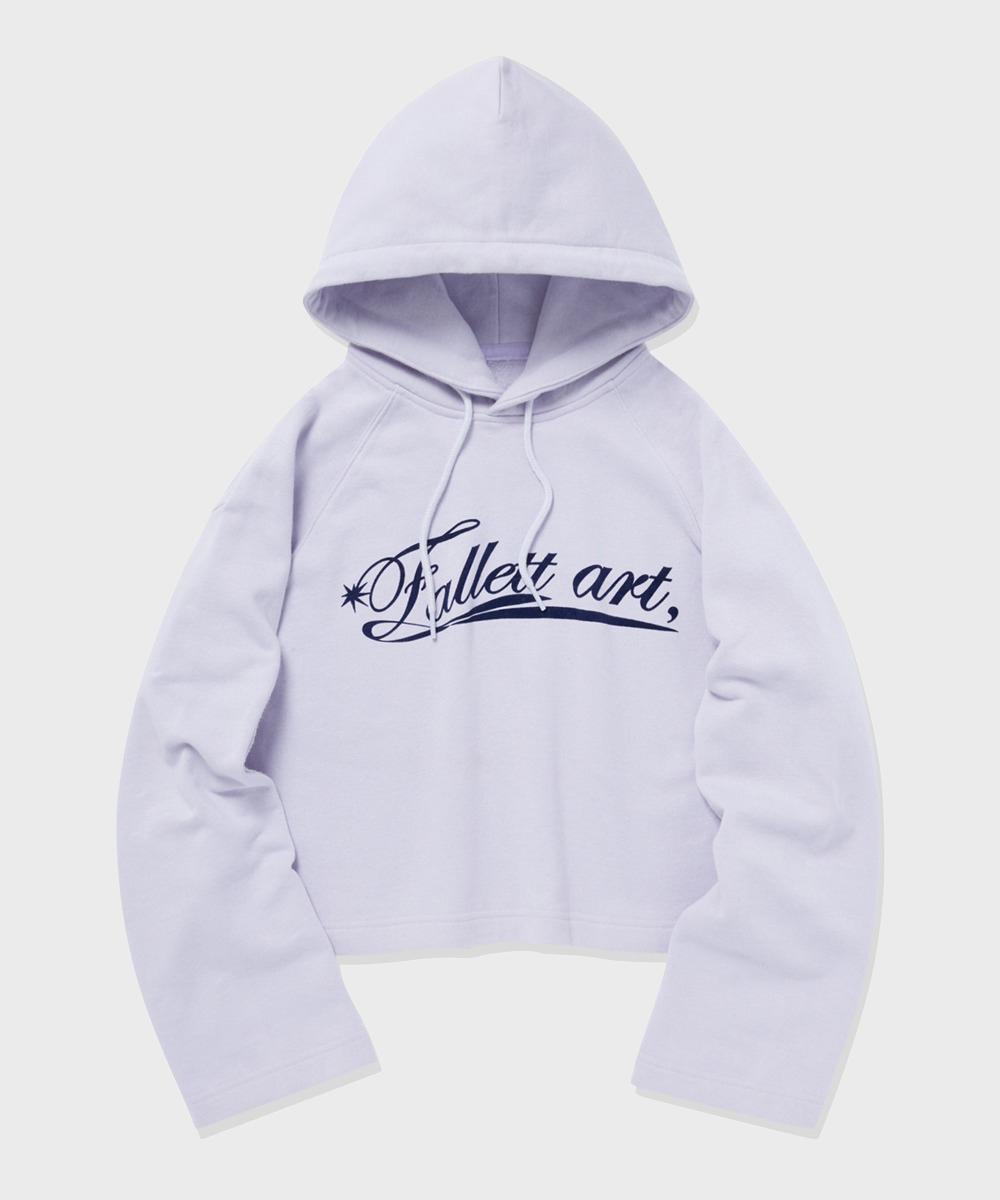 Pallet Art Archive Crop Hoodie Lavender Lavender/S