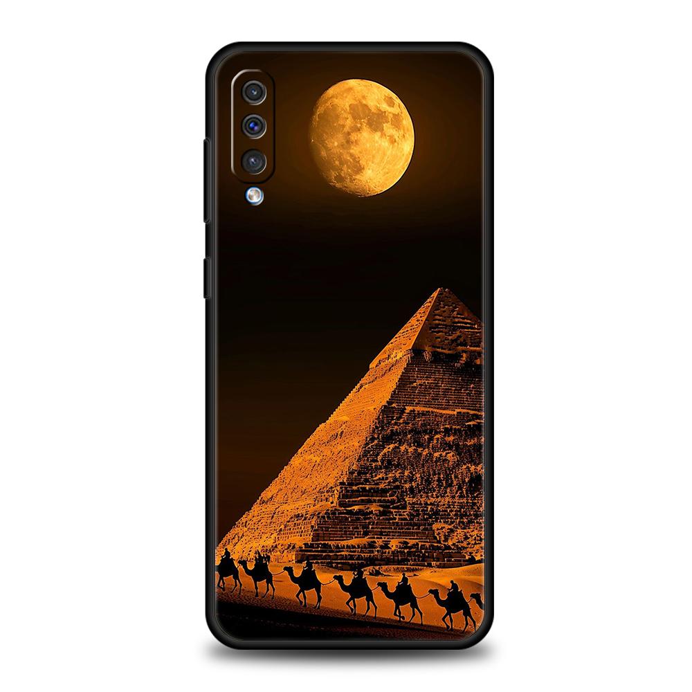 Egypt Egyptian God Pyramid Case For Samsung A56 A36 A26 A24 A16 A14 A12 A32 A50 A70 A20E A20S A22 A34 A54 A42 A52 5G A06 Cover
