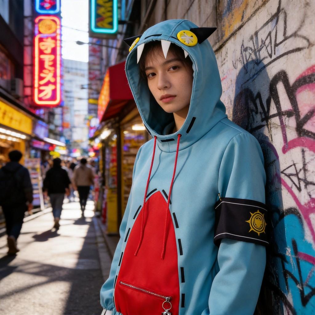 Gachiakuta Guita Cosplay Costume For Anime Role Play Street Style Polyester Material
