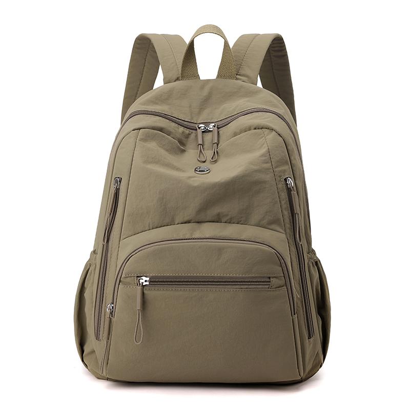 Leichter, wasserdichter Nylon-Rucksack Pendlerrucksack mit großer Kapazität für Damen