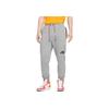Jordan Solid Color Logo Drawstring Casual Sweatpants Men Bottoms Grey DJ0261-091