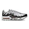 Nike Air Max Plus Sports Fabric Low Top Running Shoes GS Black White CD0609-106
