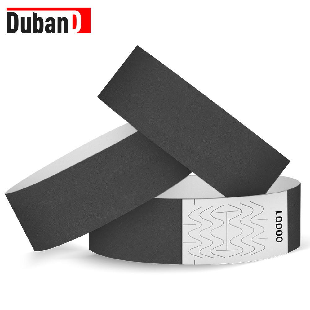 Waterproof Dupont Paper Wristbands With Uv Printing For Childrens Playground And Pool Access