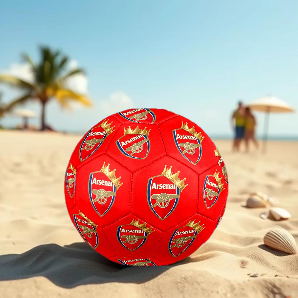 Football team.C Print Size 5 Soccer Ball, Standard Match Football for Sports Game and Team Practice, Ideal Gift for Soccer Fans