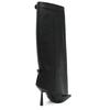 Fashion New Belt Buckle Elegant Black Women's Skirt Boots European  American Hot Girl Pointed High Heels Knee High Pants Boots Size 43