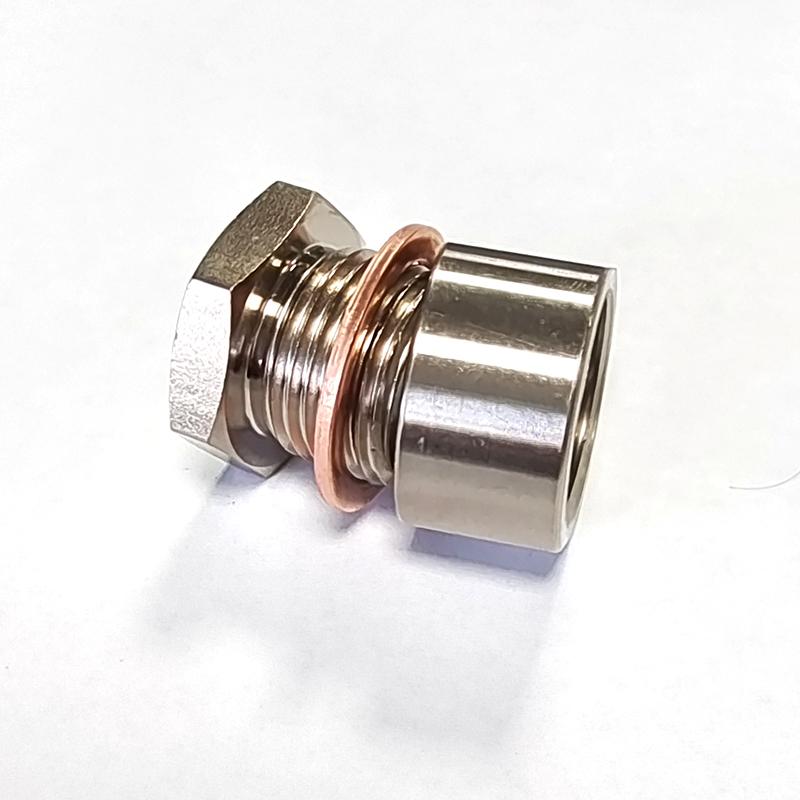 M18X1.5 O2 Oxygen Sensor Weld Bung Plug Nut With Gasket Kit Car Exhaust Pipe Steel Auto Hardware Accessories