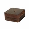 Two-Layer Black Walnut Snack Box Elegant Nut Storage Container Stackable
