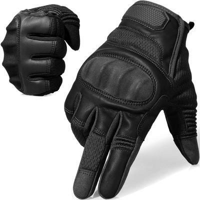 WTACTFUL Motorcycle Smartphone Hard Motorcycle Outdoor Survival Game Tactical Touch Panel For Black XL Gloves, Compatible, Knuckles, Gloves, Use,