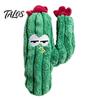 Talos Plush Cactus Cat Toy, Catnip Filled Chew Cute Stuffed Kitten Teething Toy for Indoor Cats Entertainment