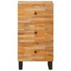 Side Cabinet Brown 40 x 33 x 75 cm Solid Mango Wood