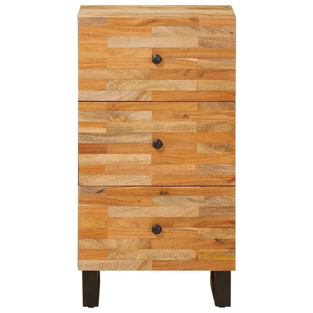 Side Cabinet Brown 40 x 33 x 75 cm Solid Mango Wood