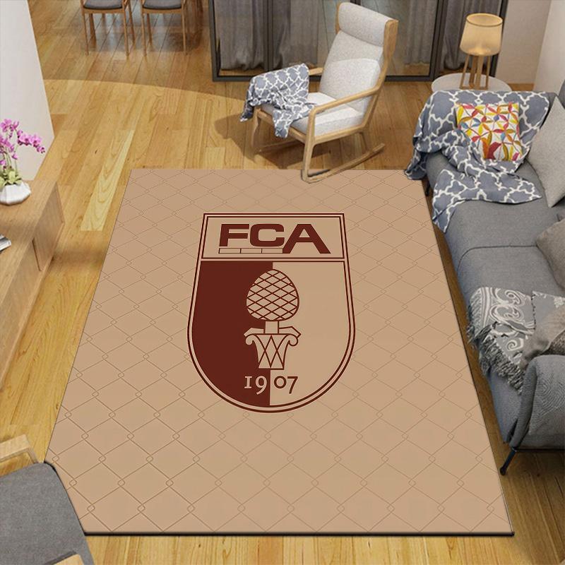 Deportivo La Coruna Flannel Pattern Square Carpet,Area Rug,Carpet Rug for Living Room Bedroom Sofa Playroom Decor,Non-slip Floor Mat