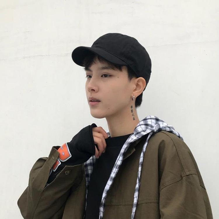 Retro Men's Solid Color Hat Couple Soft Top Comfortable Skin Friendly Baseball Cap Men's Duckbill Cap Men