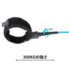 iBoard Surfboard Leash, Straight Rope Single Turn Surf Leash 5.5mm