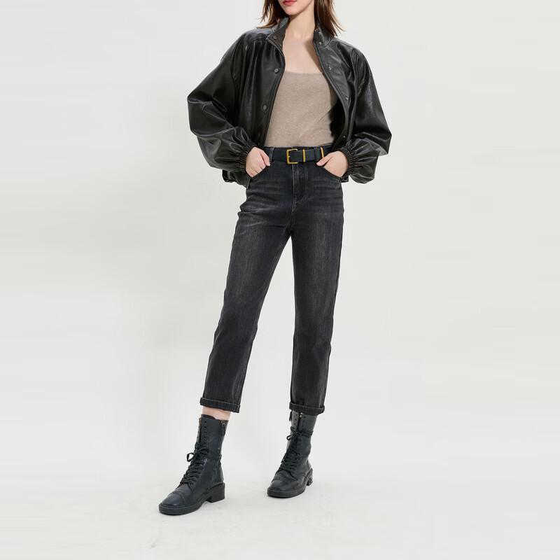 

Women s High-Waist Slim Cropped Skinny Jeans L