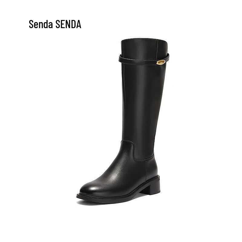 Senda Little Golden Bean Winter Over-the-Knee Riding Boots